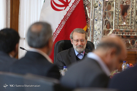 دیدار رئیس مجلس اعلای عراق با علی لاریجانی
