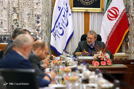 دیدار علی لاریجانی با رمضان عبدالله دبیرکل جنبش جهاد اسلامی فلسطین