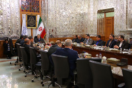 دیدار علی لاریجانی با رمضان عبدالله دبیرکل جنبش جهاد اسلامی فلسطین