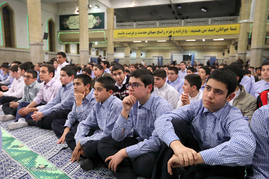 مراسم جشن تکلیف دانش‌آموزان با حضور رهبر معظم انقلاب

