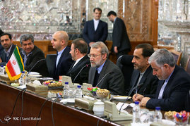 دیدار علی لاریجانی با رئیس جمهور اندونزی 