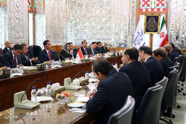 دیدار علی لاریجانی با رئیس جمهور اندونزی 