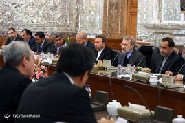 دیدار علی لاریجانی با رئیس جمهور اندونزی 