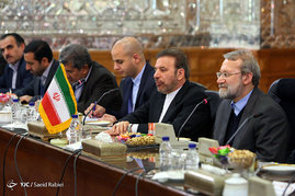 دیدار علی لاریجانی با رئیس جمهور اندونزی 