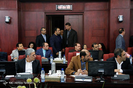 نشست بررسی عملکرد اقتصاد مقاومتی با حضور اسحاق جهانگیری معاون اول ریاست جمهوری و علی طیب نیا وزیر اقتصاد