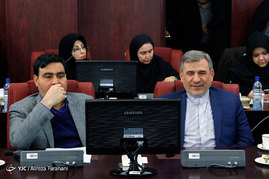 نشست بررسی عملکرد اقتصاد مقاومتی با حضور اسحاق جهانگیری معاون اول ریاست جمهوری و علی طیب نیا وزیر اقتصاد