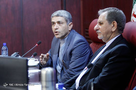 نشست بررسی عملکرد اقتصاد مقاومتی با حضور اسحاق جهانگیری معاون اول ریاست جمهوری و علی طیب نیا وزیر اقتصاد