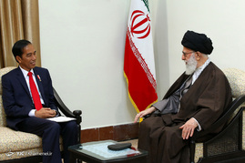 دیدار رئیس جمهوری اندونزی با رهبر معظم انقلاب