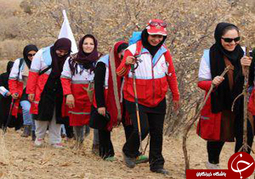 بر گزاری همایش استانی جنگل نوردی جوانان عضو  هلال احمر لرستان