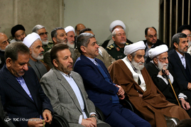 دیدار مسئولان نظام و میهمانان کنفرانس وحدت اسلامى‌ با رهبر معظم انقلاب
