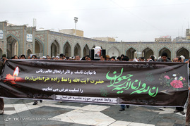 مراسم تشییع پیکر مرحوم آیت‌الله واعظ‌‌ زاده خراسانی - مشهد
