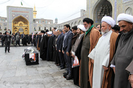 مراسم تشییع پیکر مرحوم آیت‌الله واعظ‌‌ زاده خراسانی - مشهد
