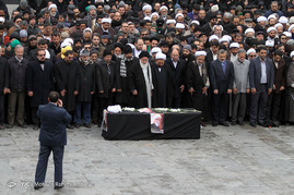 مراسم تشییع پیکر مرحوم آیت‌الله واعظ‌‌ زاده خراسانی - مشهد
