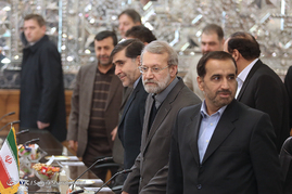 دیدار روسای مجلس ایران و بوسنی 