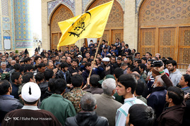 تشییع شهید مدافع حرم در شیراز
