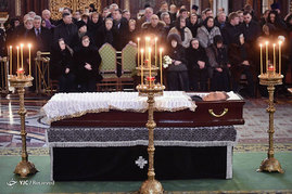 مراسم تشییع جنازه سفیر ترور شده روسیه در مسکو
