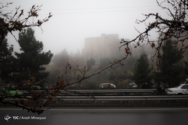 هوای مه آلود تهران