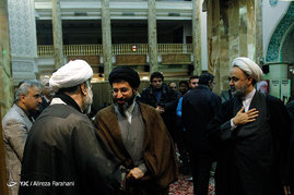 مراسم ترحیم آیت‌الله واعظ‌ زاده
