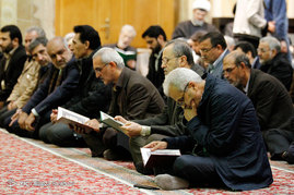 مراسم ترحیم آیت‌الله واعظ‌ زاده
