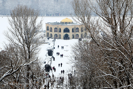 بارش برف در تبریز‎
