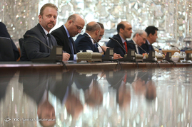 دیدار وزیر خارجه‌ی سوریه با رئیس مجلس
