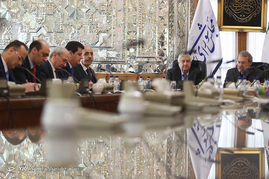 دیدار وزیر خارجه‌ی سوریه با رئیس مجلس
