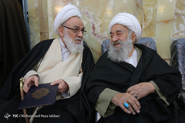 مراسم اولین سالگرد شهادت شیخ نمر باقرالنمر در مسجد اعظم قم‎
