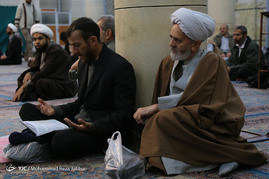 مراسم اولین سالگرد شهادت شیخ نمر باقرالنمر در مسجد اعظم قم‎
