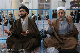 مراسم اولین سالگرد شهادت شیخ نمر باقرالنمر در مسجد اعظم قم‎
