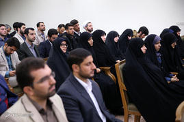 دیدار نخبگان و دانشجویان بسیجی مدال‌آور دانشگاه صنعتی شریف با رهبر معظم انقلاب
