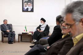 دیدار وزیر فرهنگ و ارشاد اسلامی با آیت الله علم الهدی - مشهد
