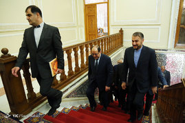 دیدار علی لاریجانی با نوری المالکی معاون اول رئیس جمهور عراق