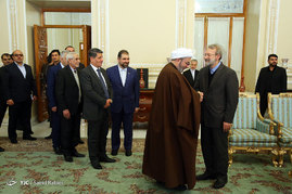 دیدار علی لاریجانی با نوری المالکی معاون اول رئیس جمهور عراق