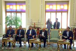 دیدار علی لاریجانی با نوری المالکی معاون اول رئیس جمهور عراق