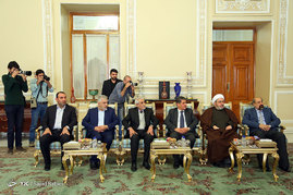 دیدار علی لاریجانی با نوری المالکی معاون اول رئیس جمهور عراق