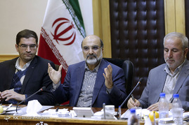 دیدار فراکسیون مطبوعات مجلس با رئیس رسانه ملی‎
