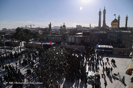 تشییع پیکر چهار شهید مدافع حرم در قم‎
