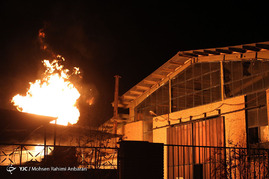 انفجار و آتش سوزی مخازن گاز (LPG) در یک کارخانه تولید فوم - مشهد	
