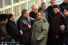 مراسم وداع با پیکر آیت‌الله هاشمی رفسنجانی با حضور رئیس جمهور
