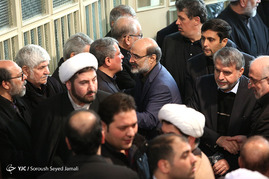 مراسم وداع با پیکر آیت‌الله هاشمی رفسنجانی با حضور رئیس جمهور

