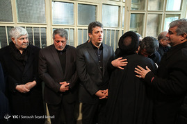 مراسم وداع با پیکر آیت‌الله هاشمی رفسنجانی با حضور رئیس جمهور
