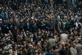 خاکسپاری پیکر آیت الله هاشمی رفسنجانی در مرقد مطهر
