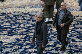 خاکسپاری پیکر آیت الله هاشمی رفسنجانی در مرقد مطهر
