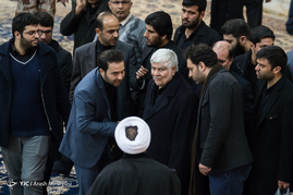 خاکسپاری پیکر آیت الله هاشمی رفسنجانی در مرقد مطهر
