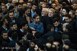 خاکسپاری پیکر آیت الله هاشمی رفسنجانی در مرقد مطهر
