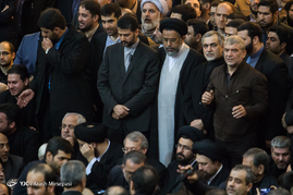 خاکسپاری پیکر آیت الله هاشمی رفسنجانی در مرقد مطهر
