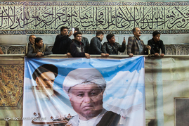 خاکسپاری پیکر آیت الله هاشمی رفسنجانی در مرقد مطهر
