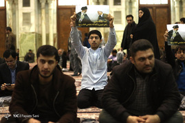 خاکسپاری پیکر آیت الله هاشمی رفسنجانی در مرقد مطهر