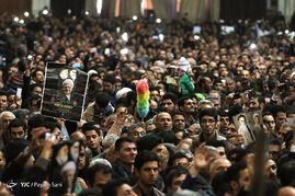 خاکسپاری پیکر آیت الله هاشمی رفسنجانی در مرقد مطهر