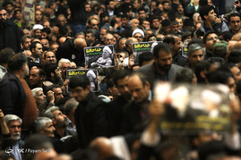 خاکسپاری پیکر آیت الله هاشمی رفسنجانی در مرقد مطهر